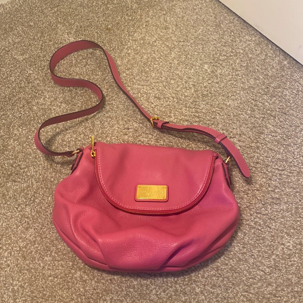 Marc Jacobs  Leather Messenger Bag